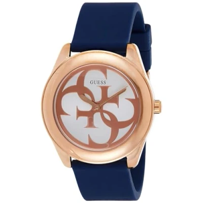 Abbildung von Guess Damen Analog Uhr G Twist mit Silikonband