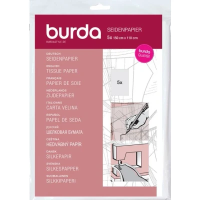 Abbildung von burda style Kreativset Schnittmusterpapier, 5 Stück