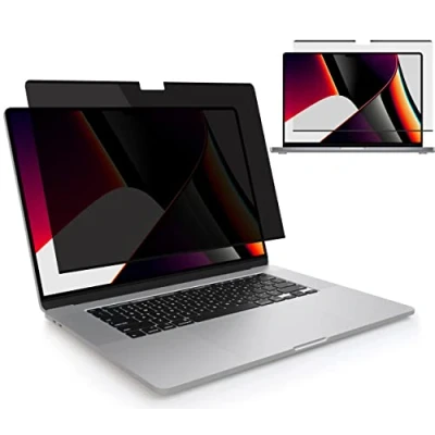 Abbildung von MyGadget Magnetische Sichtschutzfolie kompatibel mit MacBook Pro 16 [Model No. A2485 A2780 A2991 ] 2021 abnehmbarer Anti Spy Privacy Screen Schutz
