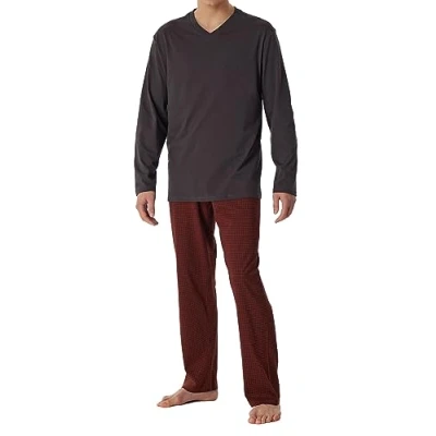 Abbildung von Schiesser SET Pyjama, Herren, Größe: 58, Anthrazit