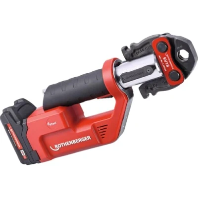 Abbildung von Rothenberger Handpresse Romax Compact Twin Turbo Basic Set 1, 1x2 Ah Akku