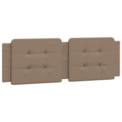 Abbildung von vidaXL Kissen für Kopfteil, Wandpolster Polsterpaneel Bettkopfteil, Rückenkissen Polsterkopfteil Wandkissen Schlafzimmer, Cappuccino Braun 160cm Kunstleder