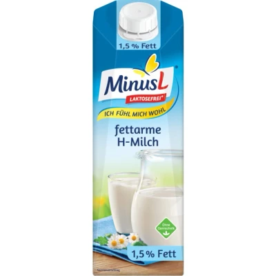 Abbildung von Minus L H Milch 1,5% Fett