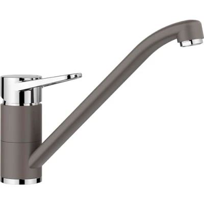 Abbildung von BLANCO WEGA II Küchenarmatur in vulkangrau/chrom Hochdruck Rückflussverhinderer Keramik Kartusche Gesicherte Wasserqualität &amp; wassersparend