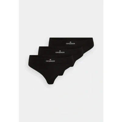 Abbildung von Copenhagen Studios 3 PACK String, Damen, Größe: Large, Black/white/mottled grey