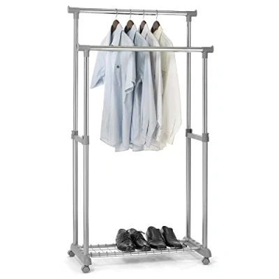 Abbildung von IDIMEX Garderobenständer GROSSO, Garderobenwagen Rollgarderobe Kleiderständer Kleiderwagen Garderobenst