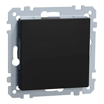 Abbildung von Schneider Electric Merten MEG4075 0403 Blindabdeckung, Aus Recyceltem Material, Schwarz Matt, System M, IP20