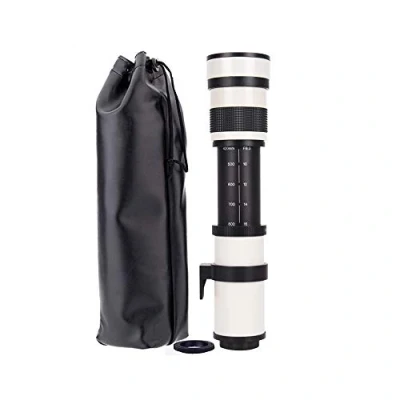 Abbildung von JINTU 420 800mm Super Telezoom Objektiv Manueller Fokus Teleobjektiv EF für Canon EOS Rebel T8i T7i T7 T6 T6s T6i T3i T2i SL3 SL2 4000D 60D 70D 2000D D3100 D5600 D5500 D5200 D3200 D90