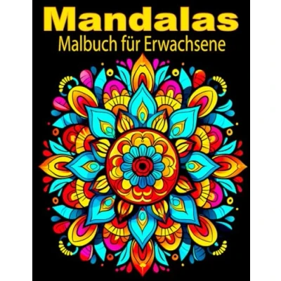 Abbildung von Mandala Malbuch für Erwachsene: Stressabbau Mandala, Angst Relief Färben Seiten.