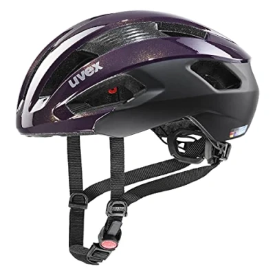 Abbildung von uvex rise cc sicherer Performance Helm für Damen und Herren individuelle Größenanpassung optimierte Belüftung prestige black 52 56 cm