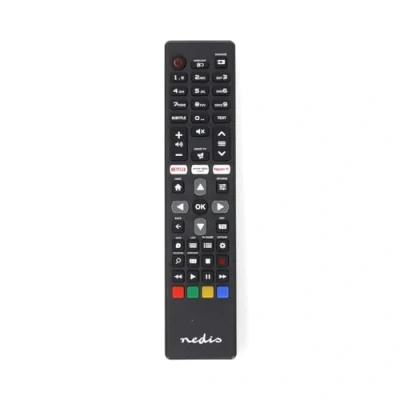 Abbildung von Ersatz Fernbedienung Passend für: Philips Vorprogrammiert 1 Gerät Netflix Button/Rakuten TV Button/Smart Hub Button Infrarot Schwarz