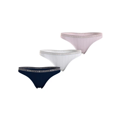 Abbildung von Tommy Hilfiger Underwear Slip &quot;3P THONG&quot;, (Packung, 3 St., 3er), dezent gemustert, Logoschriftzug