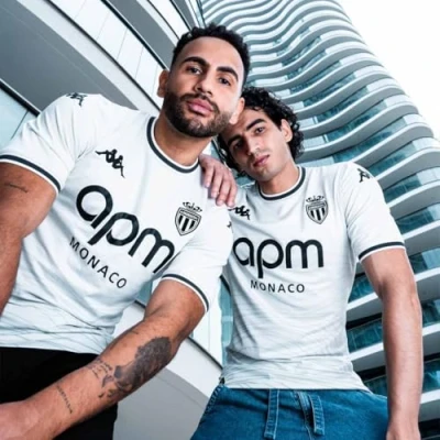 Abbildung von Kappa Gara AS Monaco Third Replica Vereinsmannschaften, Herren, Größe: XL, Grey silver/grey dark