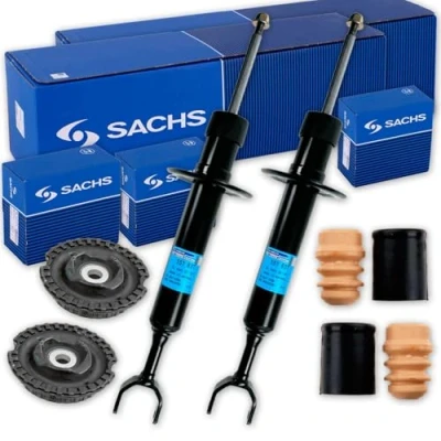 Abbildung von 2x SACHS Stoßdämpfer + Domlager Protection Kit vorne für Passat 3B A4 B5