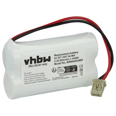 Abbildung von vhbw Akku kompatibel mit Memorex MPH 6925 schnurlos Festnetz Telefon (600mAh, 2,4V, NiMH)