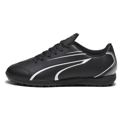 Abbildung von PUMA Jungen Unisex Kinder Vitoria TT JR Soccer Shoe, White Black, 29 EU