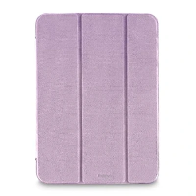 Abbildung von Hama Hülle für iPad 10.9“ (10. Generation 2022), Standfunktion, Magnet (Tablethülle, Tablet Case, Apple 10. Generation, Stand, Schutz, Klapphülle, transparent, samtig, Velvet Style) flieder