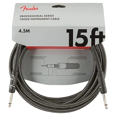 Abbildung von Fender Kabel Professional Series, 4,5m graytweed