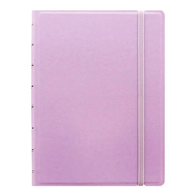 Abbildung von Filofax Refillable Pastel Notebook, A5 (8.25&quot; x 5&quot;) Orchid 112 Cream moveable pages Index, pocket and page marker (B115054U)