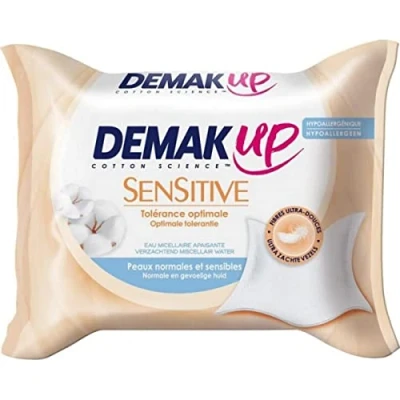 Abbildung von DEMAK UP Sensitive Lingettes Démaquillantes x23