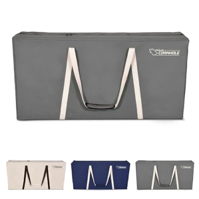 Abbildung von GoSports Unisex Erwachsene CH Case 03 GRAY Pro Grade Canvas Cornhole 100 x 600 cm, Grau
