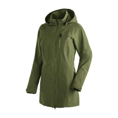 Abbildung von Maier Sports Outdoorjacke &quot;Perdura rec W&quot;, Damen Funktionsmantel, wasserdichter Mantel mit Kapuze, Wanderjacke