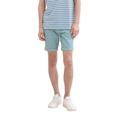 Abbildung von TOM TAILOR Herren Slim Fit Chino Shorts, grey mint, 33