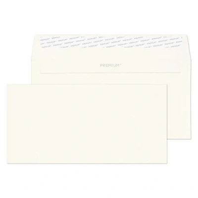 Abbildung von Blake Premium Business 35254 Briefumschläge Haftklebung HochWeiß Wove DL 110 x 220 mm 120 g/m² 25 Stück