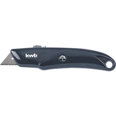 Abbildung von KWB Teppichmesser (mit Trapezklinge 60x19mm, Länge 155mm), kattermesser, Trapezklingen