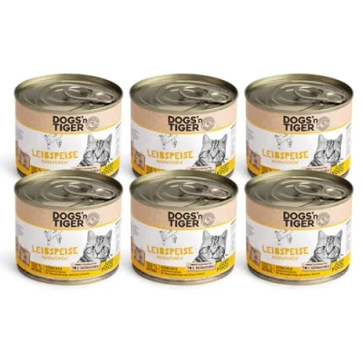 Abbildung von Adult Premium, Katzenfutter, Leibspeise, Nassfutter, Getreidefrei, Huhn, 6x 200g