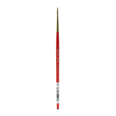 Abbildung von Winsor &amp; Newton 5182702 Sceptre Gold II Künstler Aquarellpinsel mit hoher Farbtragekapazitat exzellenter Sprungkraft, Serie 202 Designers Pinsel, kurzer Stiel , Nr.2 1,8mm