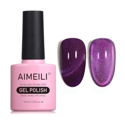 Abbildung von AIMEILI Cat Eye UV Gel, 10ml Gel Nagellack Nail Glitzer DIY Art Maniküre 746