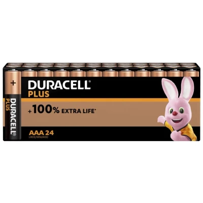 Abbildung von Duracell Plus Batterien AAA, 24 Stück, langlebige Power, AAA Batterie für Haushalt und Büro