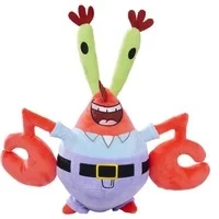 Abbildung von Simba Spongebob Mr. Krabs, 35cm Plüschfigur, recyceltes Füllmaterial, ab den ersten Lebensmonaten geeignet