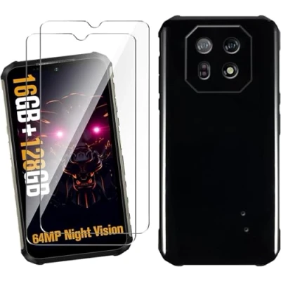 Abbildung von Jinyunlai Panzer Schutz Glas für Ulefone Armor 22 Panzerglas, HD Displayschutzfolie, 9H Härte Schutzglas Schutzfolie, Frei von Kratzern, Ultra klar Panzerfolie 3 Stück