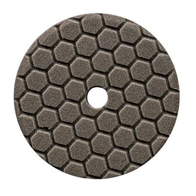 Abbildung von Chemical Guys BUFX116HEX6 Hex Logic Quantum Finishing Pad, schwarz (16,5 cm Pad für 15,2 Trägerplatten)
