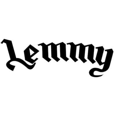 Abbildung von Lemmy Aufkleber Sticker ca.12x4 cm schwarz