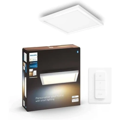 Abbildung von Philips Hue Aurelle Deckenleuchte White Ambiance quadratisch klein