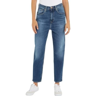 Abbildung von Tommy Jeans Mom &quot;MOM JEAN UH TPR DG&quot;, mit Logopatch