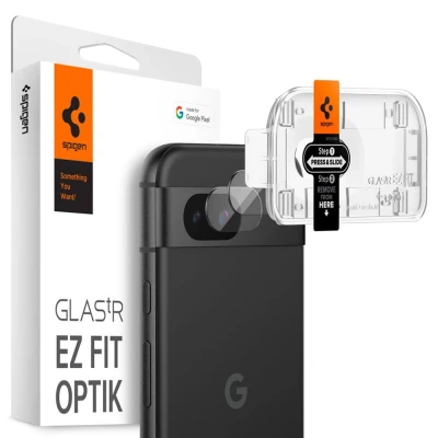 Abbildung von Spigen EZ Fit Gehärtetes Glas Clear Displayschutzfolie Camera Google Pixel 8a