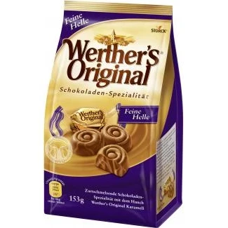 Abbildung von Werther&#039;s Original Feine Helle (1 x 153g) / Edel Sahneschokolade mit Karamell