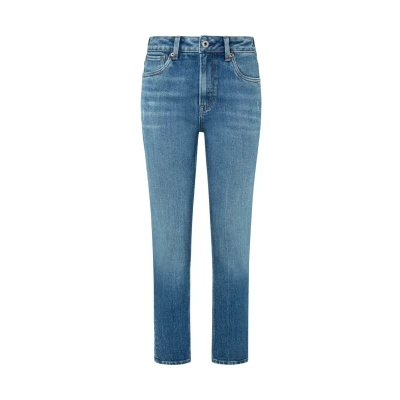 Abbildung von Pepe Jeans Damen Tapered Hw PL204591 Jeans, Blue (Denim RI3), 29W / 30L