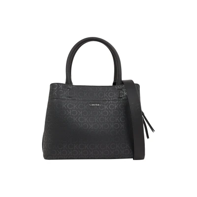 Abbildung von Calvin Klein Business Medium Totemono Handtasche Black monogram, Damen, Größe: One Size, monogram