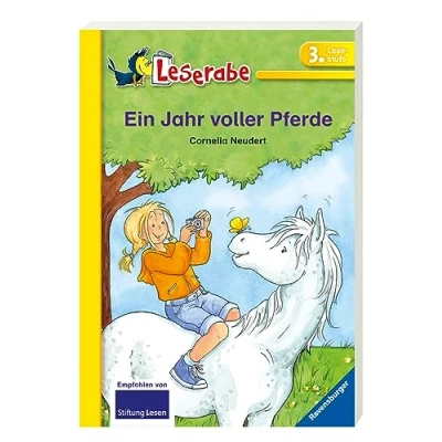 Abbildung von Ein Jahr voller Pferde Leserabe 3. Klasse Erstlesebuch ab 8 Jahren: Mit Leserätsel (Leserabe Schulausgabe in Broschur)