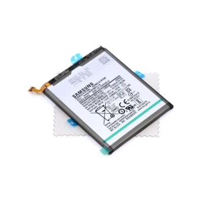 Abbildung von Akku für Samsung EB BA715ABY Galaxy A71 (A715F) mit Reinigungstuch Shlok