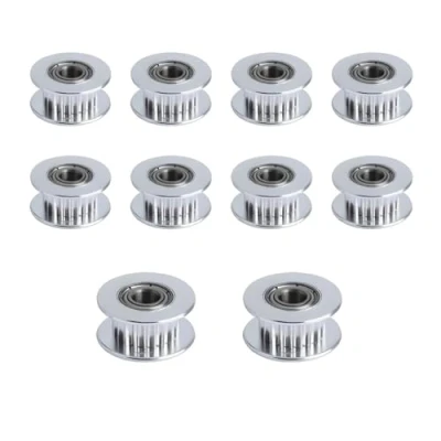 Abbildung von Super Print GT2 Umlenkrolle Idler Pulley 20 Zähne Bohrung 5mm für 3D Drucker 6mm Breite Zahnriemen. (10Stück)