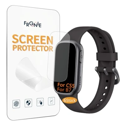Abbildung von Frgnie (6 Stück Schutzfolie Kompatibel für Asmoda B7 Smartwatch 1,47 Zoll, HD TPU Folie, Hülle Blasenfreie Displayschutzfolie