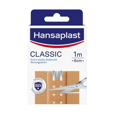 Abbildung von Hansaplast Wundpflaster Classic, zuschneidbar, atmungsaktiv