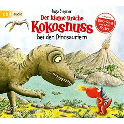 Abbildung von Der kleine Drache Kokosnuss bei den Dinosauriern (Die Abenteuer des kleinen Drachen Kokosnuss, Band 20)