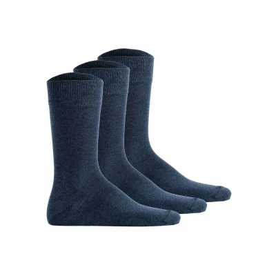 Abbildung von Hudson Unisex Socken Simply3 3 Pack Marine mel. 0387 43 46